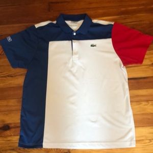 Mens Lacoste short sleeve polo in great condition